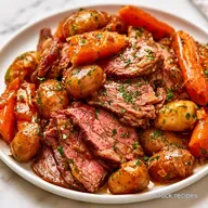 Slow-Cooked Corned Beef with Guinness