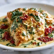Slow Cooker Creamy Tuscan Chicken Thighs