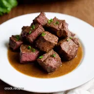 Slow Cooker Garlic Butter Beef Easiest Roast Bites Ever