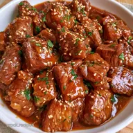 Asian Honey Sesame Beef for 6 Servings