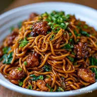 Slow Cooker Lo Mein for 4 Servings