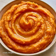 Slow Cooker Mashed Sweet Potatoes for 8