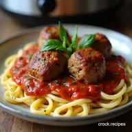 Slow Cooker Salisbury Steak Meatballs Easy Crockpot Comfort