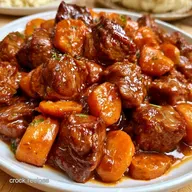 Slow Cooker Sichuan Beef Carrots for 6