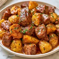 Slow Cooker Steak and Potatoes: Tender