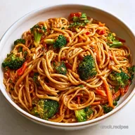 Slow Cooker Vegetable Lo Mein in 6 Hours