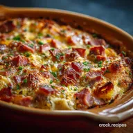 Small Batch Ham Potato Breakfast Casserole Perfect for 4