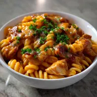 BBQ Chicken Pasta Creamy Cheesy Smoky: One Pot Dinner Magic