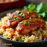 Smoky Chipotle BBQ Chicken and Rice OnePan Dinner