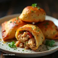 Easy Porta Pit Chicken Pockets Recipe Flaky Pastry Comfort