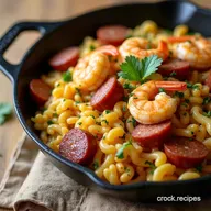 Southern Fried Cabbage with Shrimp Sausage OnePan Wonder