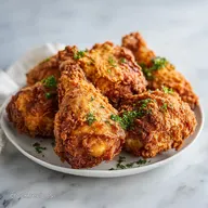 Southern Fried Chicken Recipe: Crispy and Golden for 6 Servings
