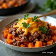 Southwest Beef Sweet Potato Skillet Easy OnePan Wonder
