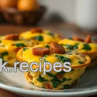 Sausage Spinach Egg Muffin Cups Recipe: Meal Prep Made Easy!
