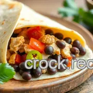 Spicy Chicken & Bean Wrap: 5 Easy Steps to a Delicious Lunch!