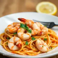 Easy Shrimp Dishes: Spicy Garlic Scampi Linguine in 30!