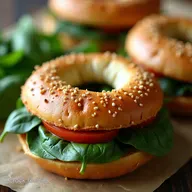 Spinach Flagels GuiltFree Bagel Bliss My Recipe