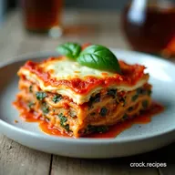 Easy Spinach Ricotta Lasagna Healthy Comfort Food