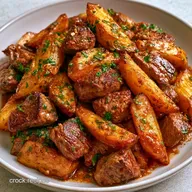Crispy Steak and Fried Potatoes