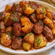 Quick Steak Bites and Potatoes