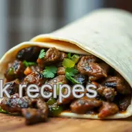 Steak Burrito Bliss: An Easy and Flavor-Packed Fiesta Wrap