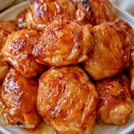 Sticky Chicken Thighs with Honey