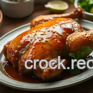 My Grandmother's Zesty Roast Chicken with Sticky Lime Glaze