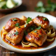 Sticky Sweet Savory Honey Garlic Chicken Thighs Easy Crock Pot