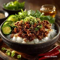 35Minute Sticky Teriyaki Ground Turkey Bowl Better Than Takeaway