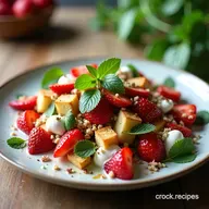Strawberries Cream Panzanella British Summer Salads