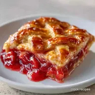 Strawberry Rhubarb Galette for 7 Servings