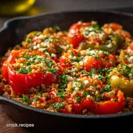 Stuffed Pepper Skillet with Cauliflower Rice: Speedy Low-Carb Dinner