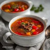 Stuffed Pepper Soup Recipe with Ground Beef: Hearty Comfort
