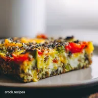 Healthy Breakfast Casserole: "Full English" Sunrise Veggie Twist