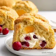 Sunshine Scones Cranberry Orange Sour Cream Bliss