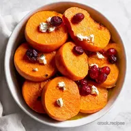 Sweet Potato Rounds with Goat Cheese Cranberry Jewels