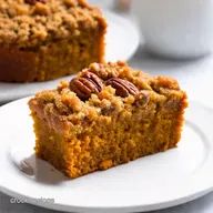 Sweet Potato Pecan Crumble Cake Autumn Dessert Delight
