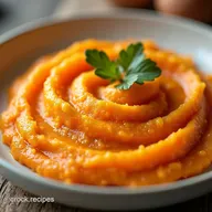 Sweet Potato Baby Puree Healthy refeies saudveis para bebs