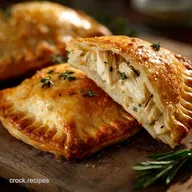 Sweetheart Chicken Hand Pies Creamy Tarragon Filling in Flaky Crust