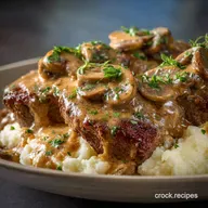 Instant Pot Cube Steak with Creamy Mushroom Sauce: Tender Quick Comfort