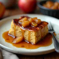 Stovetop Caramel Apple French Toast Bake Recipe