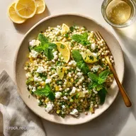 Israeli Couscous Salad Recipe: Lemon, Mint Feta Side