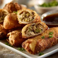 Turkey Stuffing Air Fryer Eggrolls The Ultimate Crispy Leftover Appetizer