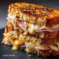 Hot Ham and Cheese: Ultimate Baked Croque Style Sandwich Melts