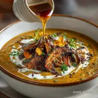 Golden Mushroom Soup: Velvety Sherry Porcini Recipe