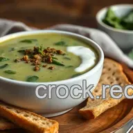 How to Make Velvety Blend Spinach Soup with Creamy Cr&egrave;me Fra&icirc;che