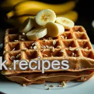 Wholesome Oatmeal Banana Waffles: My Easy Healthy Waffle Recipe