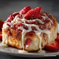 Fluffy Strawberries and Cream Sweet Rolls Recipe Cream Cheese Swirl