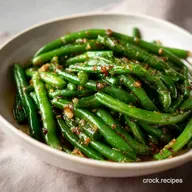 Stir Fry Green Beans: Wok-Kissed Garlic Ginger Side