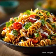 Taco Pasta Salad Recipe Easy The Ultimate Creamy Summer Potluck Dish